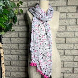 J. Crew Paper Airplane Print Scarf